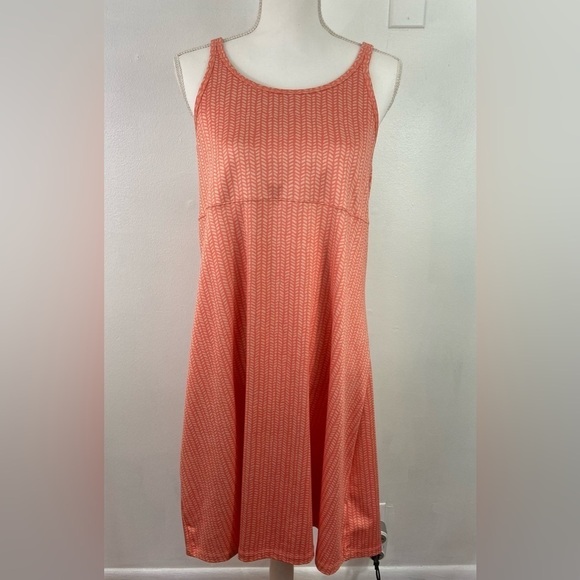 Columbia Omni-Wick Evaporation Dress Straps Orange Peach XL UPF Sun Protection - Picture 1 of 10